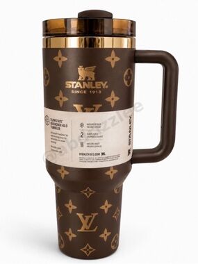 Stanley Brown and Gold Quencher Tumbler with Handle NEW